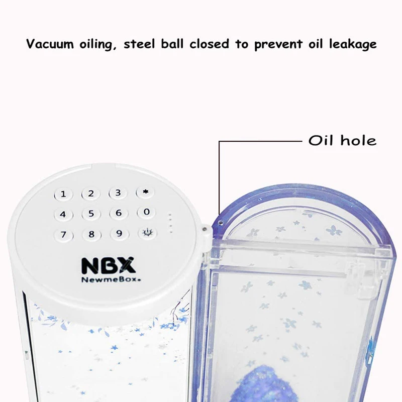 NBX Translucent Quicksand Pencil Case Solar Calculator Pencil Box Estojo Escolar School Supplies Password Pen Holder
NBX Translucent Quicksand Pencil Case Solar Calculator Pencil Box Estojo Escolar School Supplies Password Pen Holder