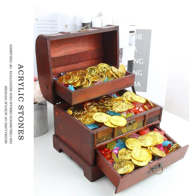 12pcs/24pcs Plastic Gold Treasure Coins Pirate Gold Coins Props Toys Halloween Decoration Kids Birthday Party Props Accessories
12pcs/24pcs Plastic Gold Treasure Coins Pirate Gold Coins Props Toys Halloween Decoration Kids Birthday Party Props Accessories