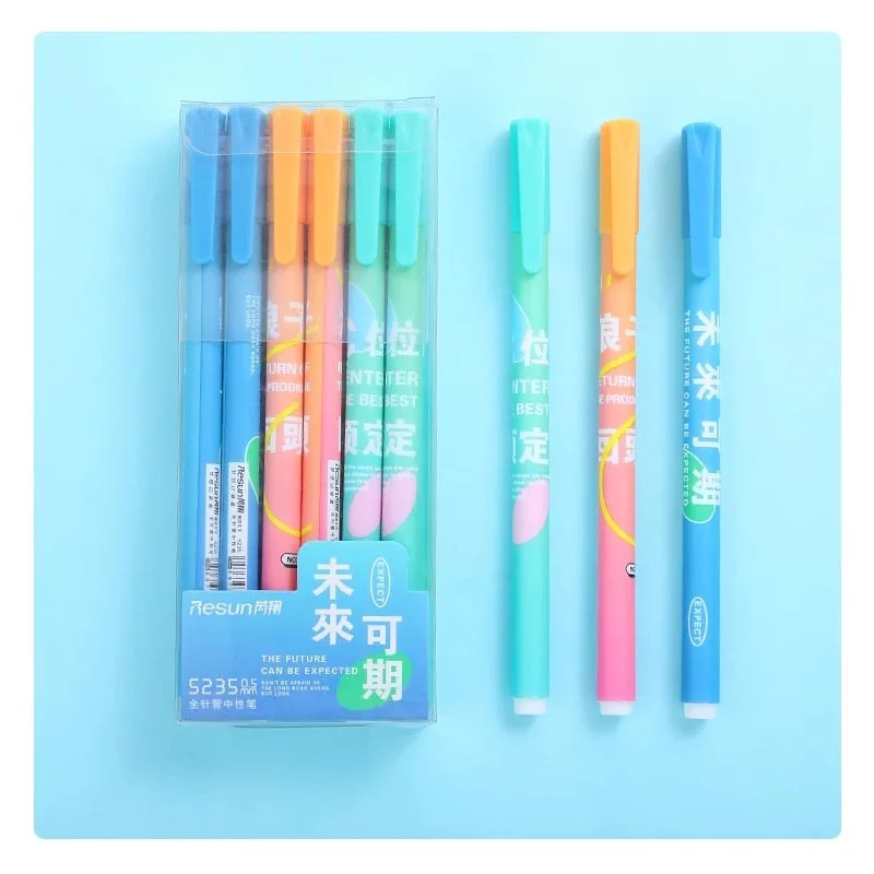 12Pcs/lot Cute Gel Pen Cartoon Neutral Full Needle 0.5mm Black Ink Pens Small Fresh Student Stationery Kawaii School Supplies
12Pcs/lot Cute Gel Pen Cartoon Neutral Full Needle 0.5mm Black Ink Pens Small Fresh Student Stationery Kawaii School Supplies