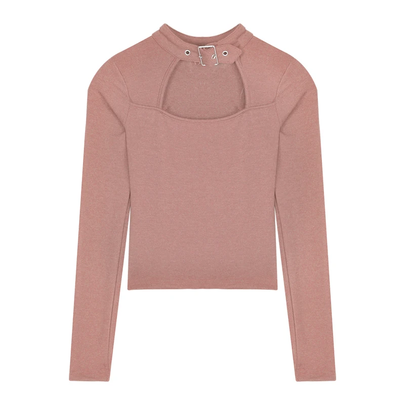 T-shirt hanging neck sexy tight inside with short long-sleeved bottoms women's spring 2021 new black top
T-shirt hanging neck sexy tight inside with short long-sleeved bottoms women's spring 2021 new black top