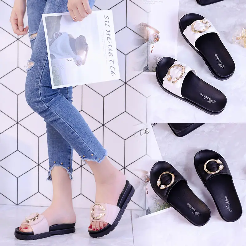 Wear All-Match Women’S Slippers In Summer, Non-Slip Bathroom Use Thick Bottom Indoor And Outdoor
Wear All-Match Women’S Slippers In Summer, Non-Slip Bathroom Use Thick Bottom Indoor And Outdoor