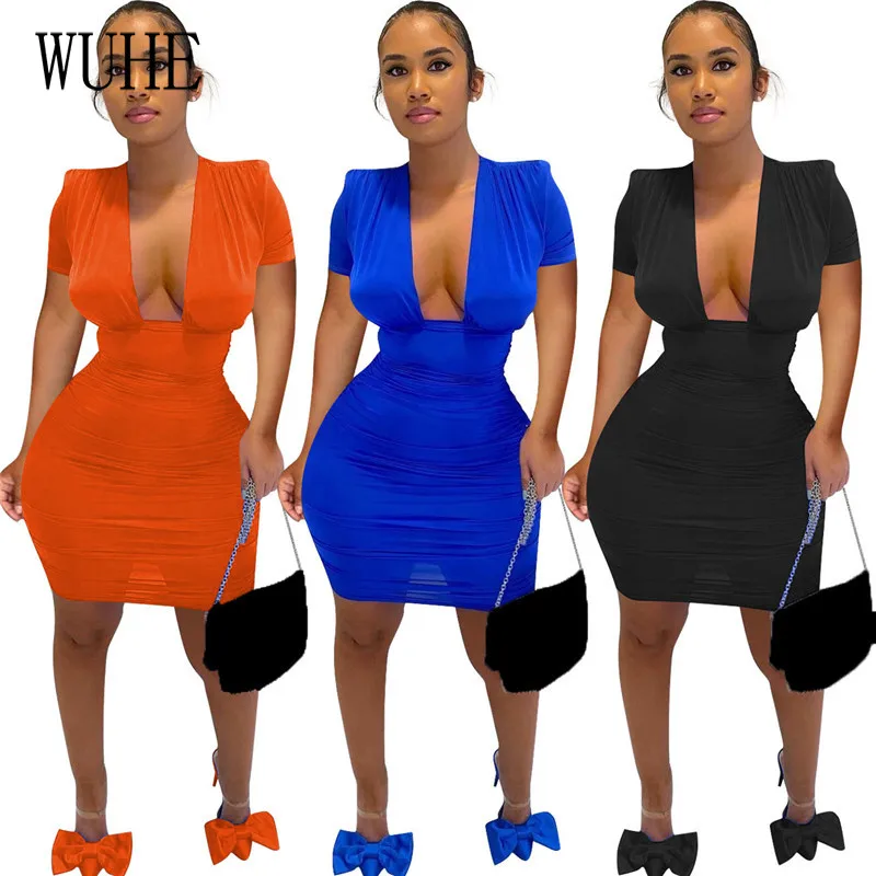 YEYA элегантные женские Мини облегающие сексуальные платья с коротким рукавом и глубоким V-образным вырезом обтягивающие Женские Летние Повс...
YEYA элегантные женские Мини облегающие сексуальные платья с коротким рукавом и глубоким V-образным вырезом обтягивающие Женские Летние Повс...