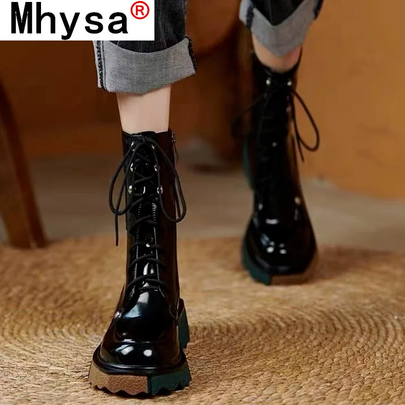 Женские мотоциклетные ботинки на шнуровке, Осенние лакированные кожаные ботинки на молнии, новая коллекция 2021 года, длинные женские повсед...
Женские мотоциклетные ботинки на шнуровке, Осенние лакированные кожаные ботинки на молнии, новая коллекция 2021 года, длинные женские повсед...