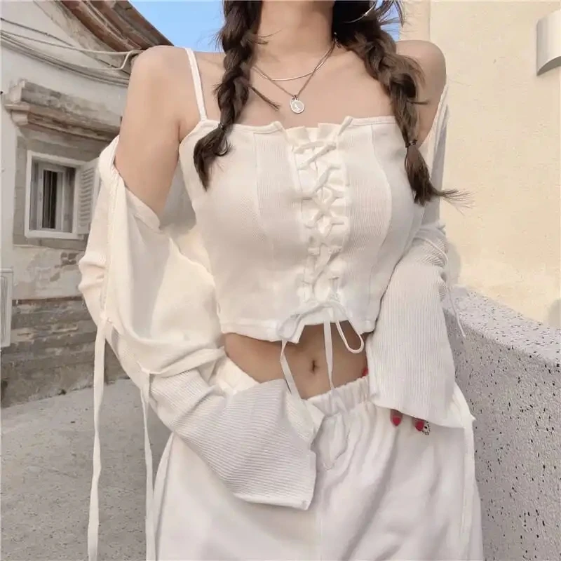 Women's tube top Camisole women's summer strappy crop top y2k top Female sexy Sleeveless Tank Vintage Ladies Tee Top Streetwear
Women's tube top Camisole women's summer strappy crop top y2k top Female sexy Sleeveless Tank Vintage Ladies Tee Top Streetwear