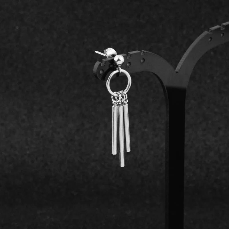 Punk Stainless Steel Long Pendant Earrings For Women Korean Fashion Simple Circle Metal Unfading Stud Jewelry Wholesale
Punk Stainless Steel Long Pendant Earrings For Women Korean Fashion Simple Circle Metal Unfading Stud Jewelry Wholesale