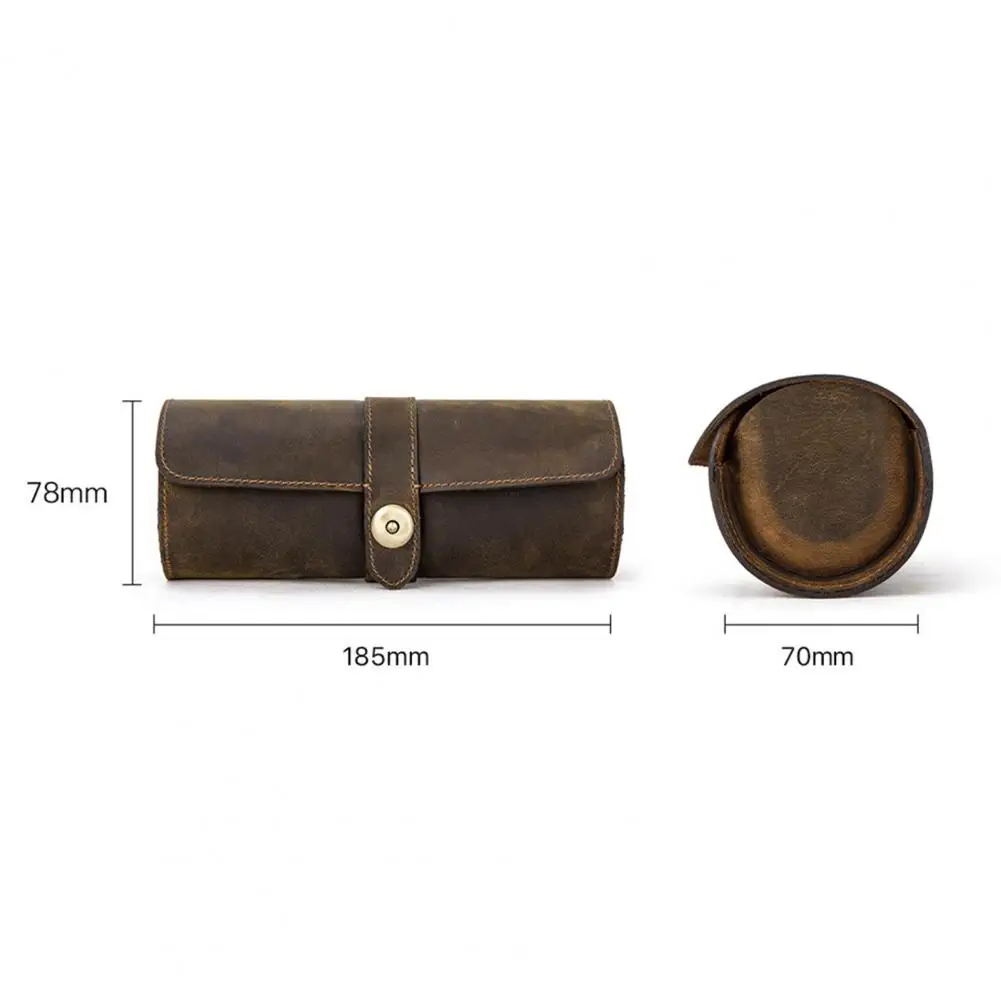 Creative Retro Elegant Watch Holder Box Protective Chic Round Buckle Faux Leather 3 Slots Watch Storage Box Watch Case
Creative Retro Elegant Watch Holder Box Protective Chic Round Buckle Faux Leather 3 Slots Watch Storage Box Watch Case