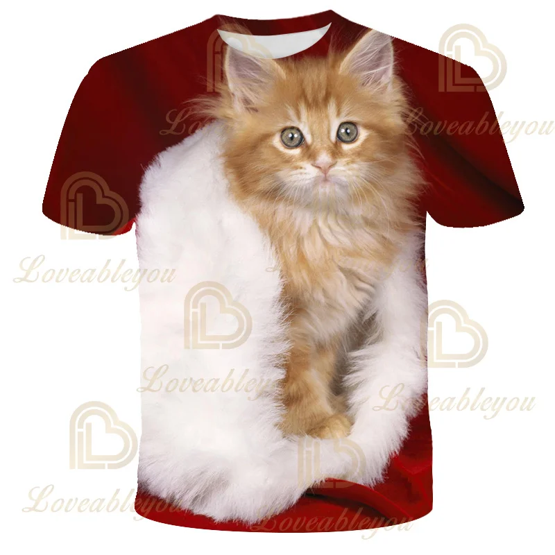 Fashion New Animal CAT 3d Printing Men's Short-sleeved T-shirt Sales Casual Loose Streetwear 120-6XL
Fashion New Animal CAT 3d Printing Men's Short-sleeved T-shirt Sales Casual Loose Streetwear 120-6XL
