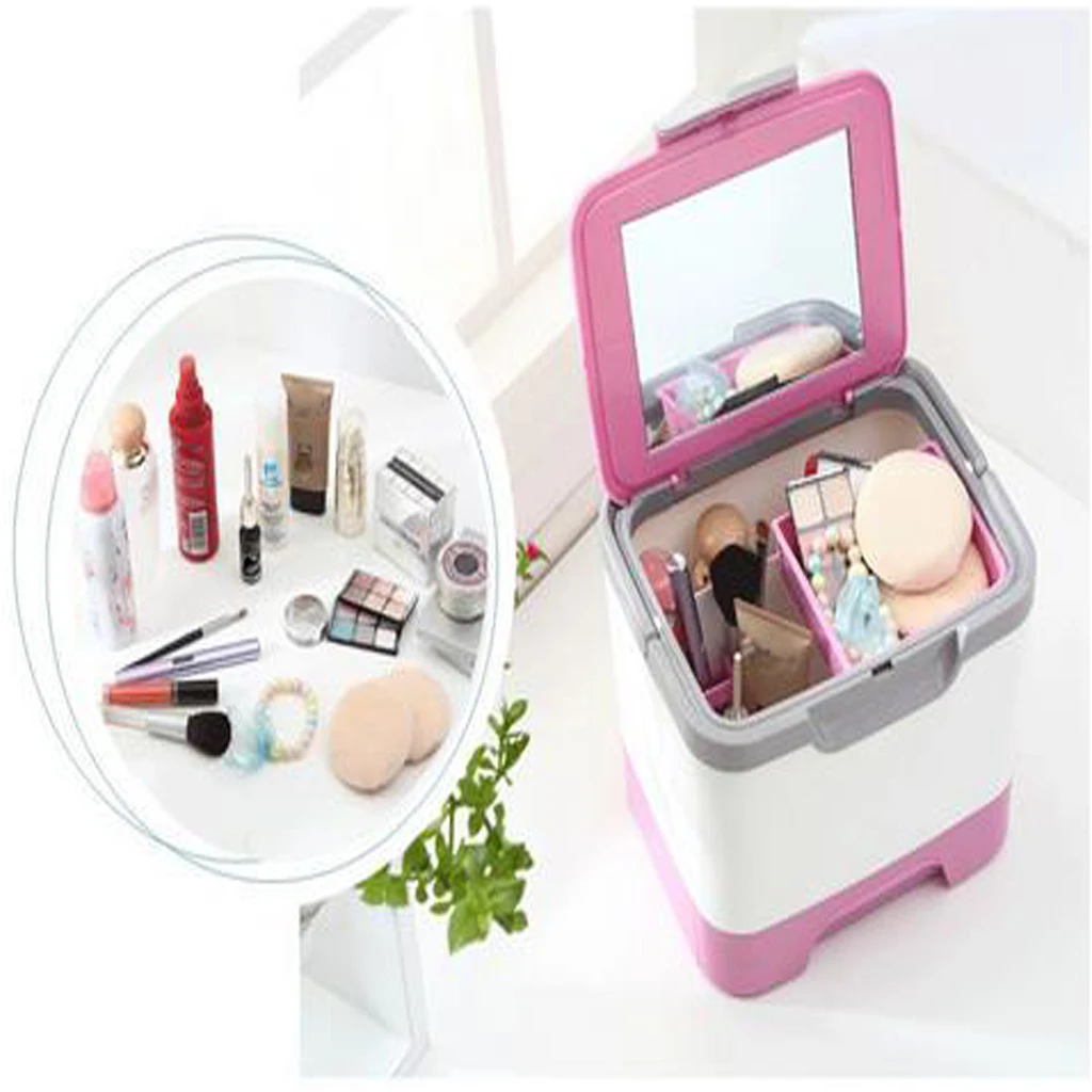 Multifunction Handheld Makeup Cosmetic Organizer Storage Box Container for Eyeshadow/Brow Palette,Lipstick,Lipgloss / Lip Balm
Multifunction Handheld Makeup Cosmetic Organizer Storage Box Container for Eyeshadow/Brow Palette,Lipstick,Lipgloss / Lip Balm