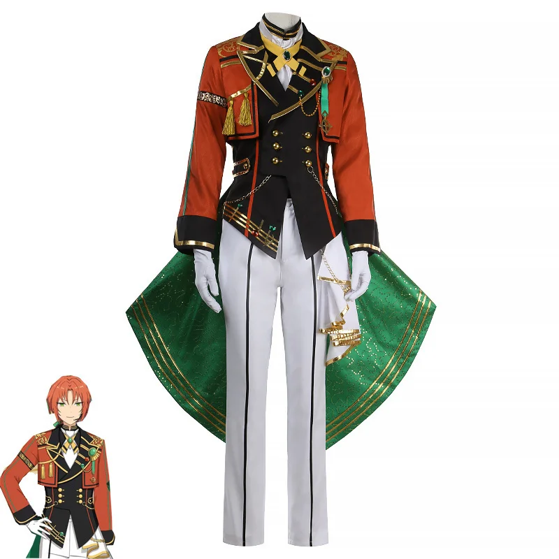 

Game Ensemble Stars Special Recruitment Knights Tsukinaga Leo Cosplay Costume Fancy Suit Halloween Carnival Uniforms Custom Made