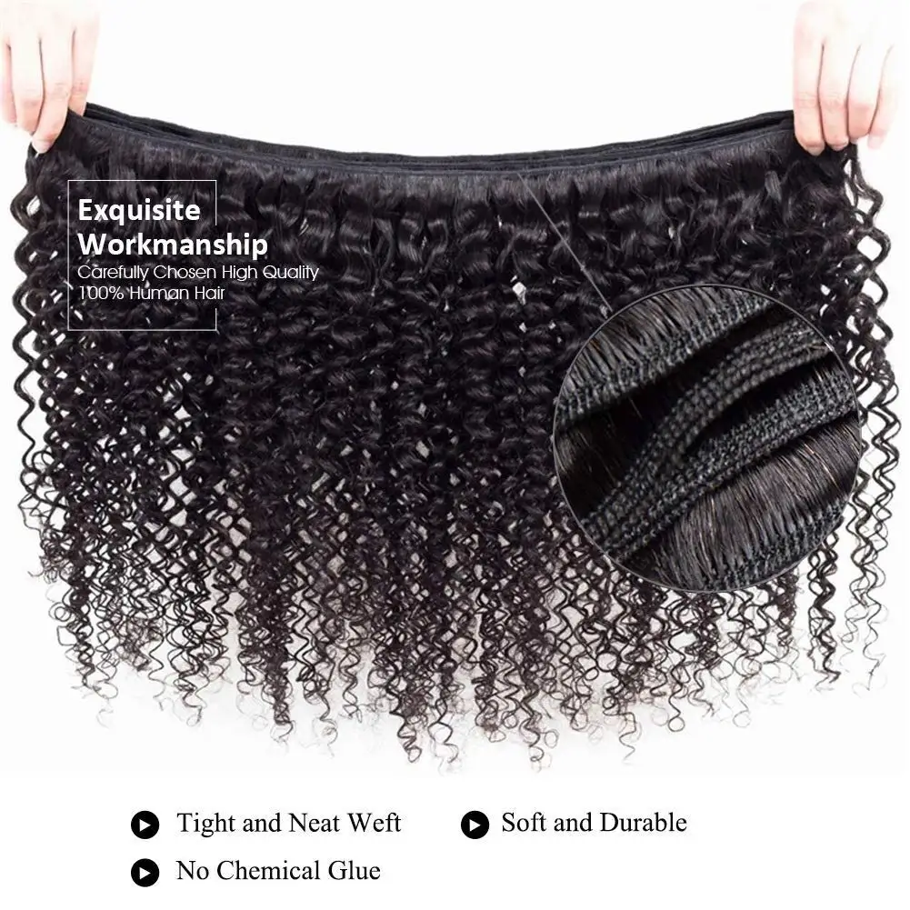 Kinky Curly Double Weft Bundles Human Hair 3pcs 100% Unprocessed Virgin Remy Hair Bundles Malaysia Hair Weave Bundles Extensions
Kinky Curly Double Weft Bundles Human Hair 3pcs 100% Unprocessed Virgin Remy Hair Bundles Malaysia Hair Weave Bundles Extensions