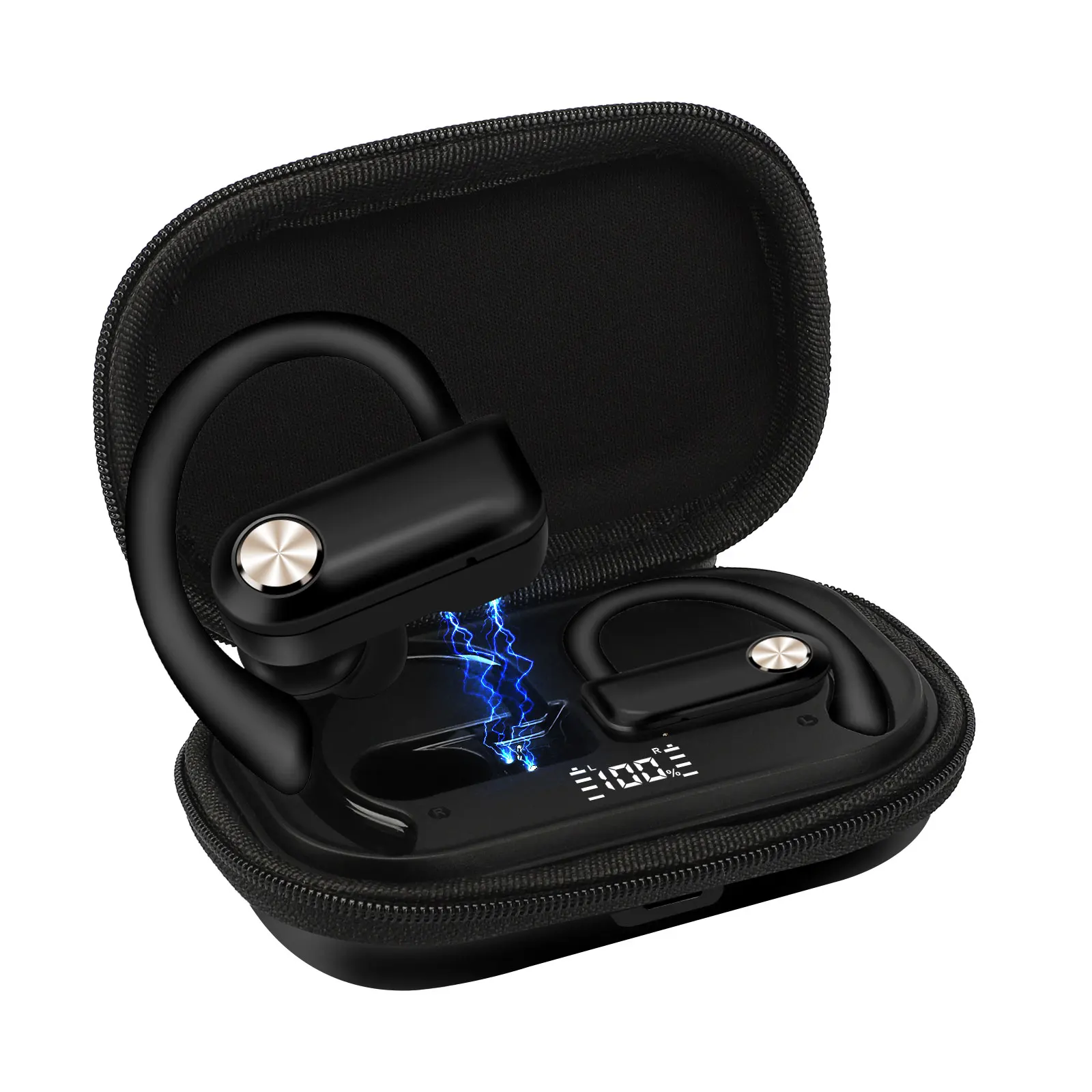 Bluetooth наушники 5,1 Спортивные Беспроводные наушники 15 часов время музыки Светодиодный дисплей питания ушной крючок игровая гарнитура
Bluetooth наушники 5,1 Спортивные Беспроводные наушники 15 часов время музыки Светодиодный дисплей питания ушной крючок игровая гарнитура