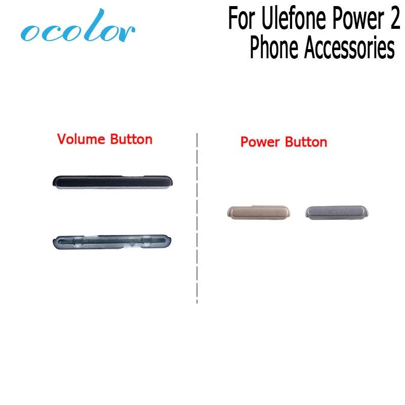 Ocolor для Ulefone Power 2 Кнопка громкости 100% Новые запасные части кнопки питания
