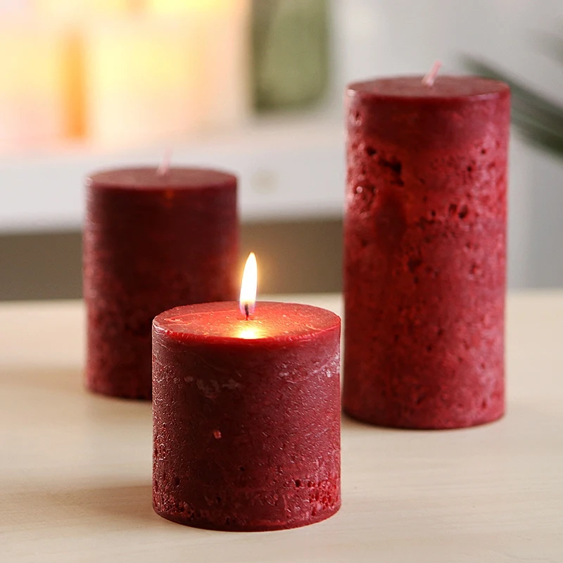 Handmade Pillar Candles Wedding Red Creative Party Birthday Romantic Smokeless Soy Candle Fragrance Nordic Home Decor DE50LZ
Handmade Pillar Candles Wedding Red Creative Party Birthday Romantic Smokeless Soy Candle Fragrance Nordic Home Decor DE50LZ