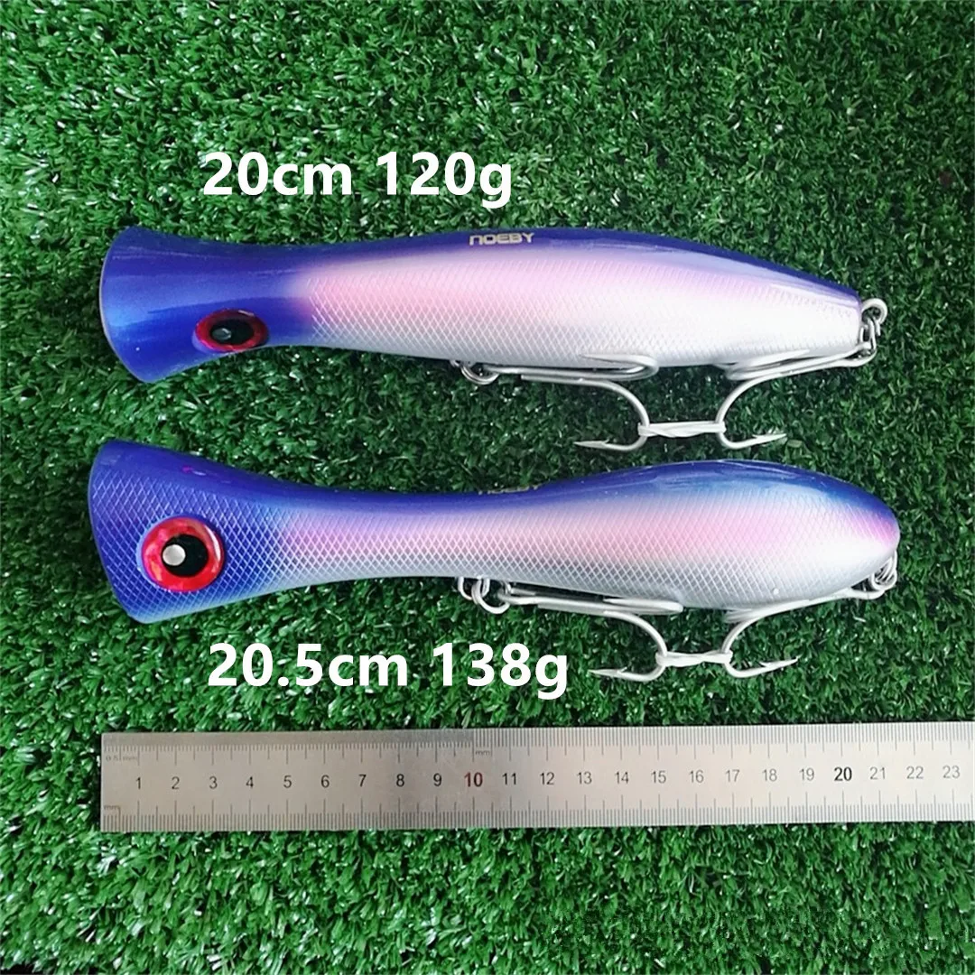 NOEBY 2PCS 205mm 140g Topwater Popper Fishing Lures Artificial Hard Baits Wobbler Floating Fishing Baits Sea Tackle
NOEBY 2PCS 205mm 140g Topwater Popper Fishing Lures Artificial Hard Baits Wobbler Floating Fishing Baits Sea Tackle