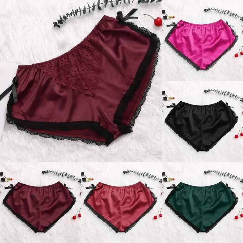Elegance Satin Safety Short Pants Women Lace Underwear Short Tights Soft Seamless Female Safe Shorts Sexy Lingerie Plus Size
Elegance Satin Safety Short Pants Women Lace Underwear Short Tights Soft Seamless Female Safe Shorts Sexy Lingerie Plus Size