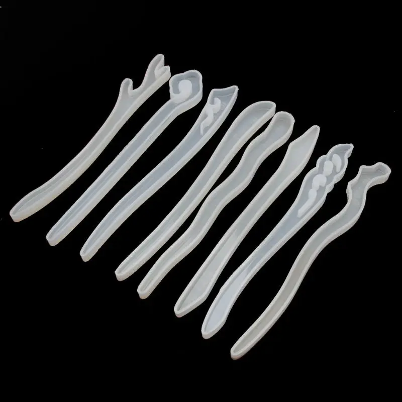 2021 New 8Pcs DIY Classical Hairpin Silicone Mold Hair Sticks Jewelry Making Resin Craft
2021 New 8Pcs DIY Classical Hairpin Silicone Mold Hair Sticks Jewelry Making Resin Craft