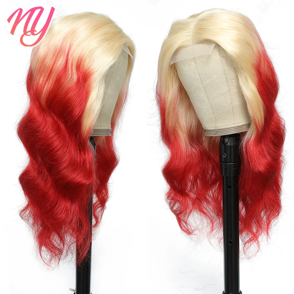 Fashion Wavy Wig Ombre 613 Red Colored Blonde 613 Lace Front Human Hair Wigs Body Wave Red Wig Lace Frontal Wigs Remy For Women
Fashion Wavy Wig Ombre 613 Red Colored Blonde 613 Lace Front Human Hair Wigs Body Wave Red Wig Lace Frontal Wigs Remy For Women