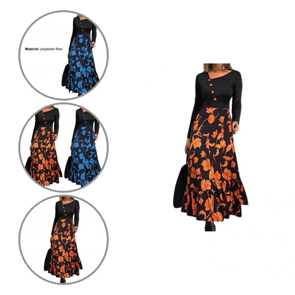Classic Retro High Waist Flower Print Patchwork Irregular V-Neck Women Dress for Daily Wear Party Dress Maxi Dress
Classic Retro High Waist Flower Print Patchwork Irregular V-Neck Women Dress for Daily Wear Party Dress Maxi Dress
