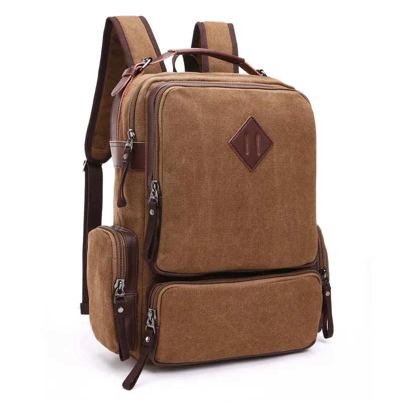 Retro canvas backpack large capacity men's laptop backpack monochrome square travel student school bag holographic bag
Retro canvas backpack large capacity men's laptop backpack monochrome square travel student school bag holographic bag