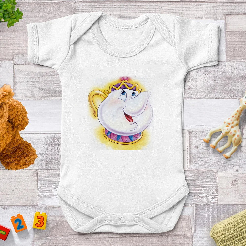 Mrs Potts Disney Cartoon Printed Baby Girl Boy Rompers Summer White Soft Newborn Jumpsuits Harajuku Infant Bebe Outfits
Mrs Potts Disney Cartoon Printed Baby Girl Boy Rompers Summer White Soft Newborn Jumpsuits Harajuku Infant Bebe Outfits