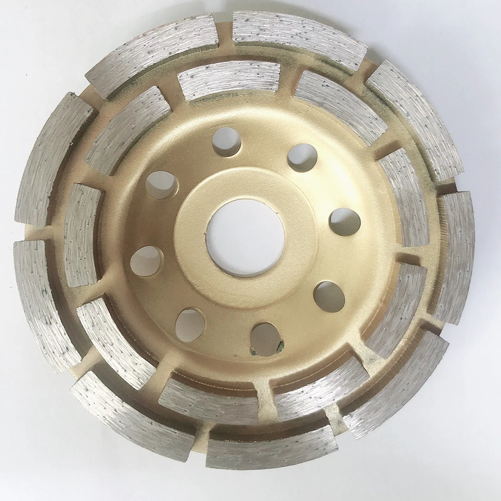 Granite Stone Disc Shape Grinding Wheel Rotary Tools Wall Milling Diamond Cup Double Row Concrete Masonry Abrasives Ground
Granite Stone Disc Shape Grinding Wheel Rotary Tools Wall Milling Diamond Cup Double Row Concrete Masonry Abrasives Ground