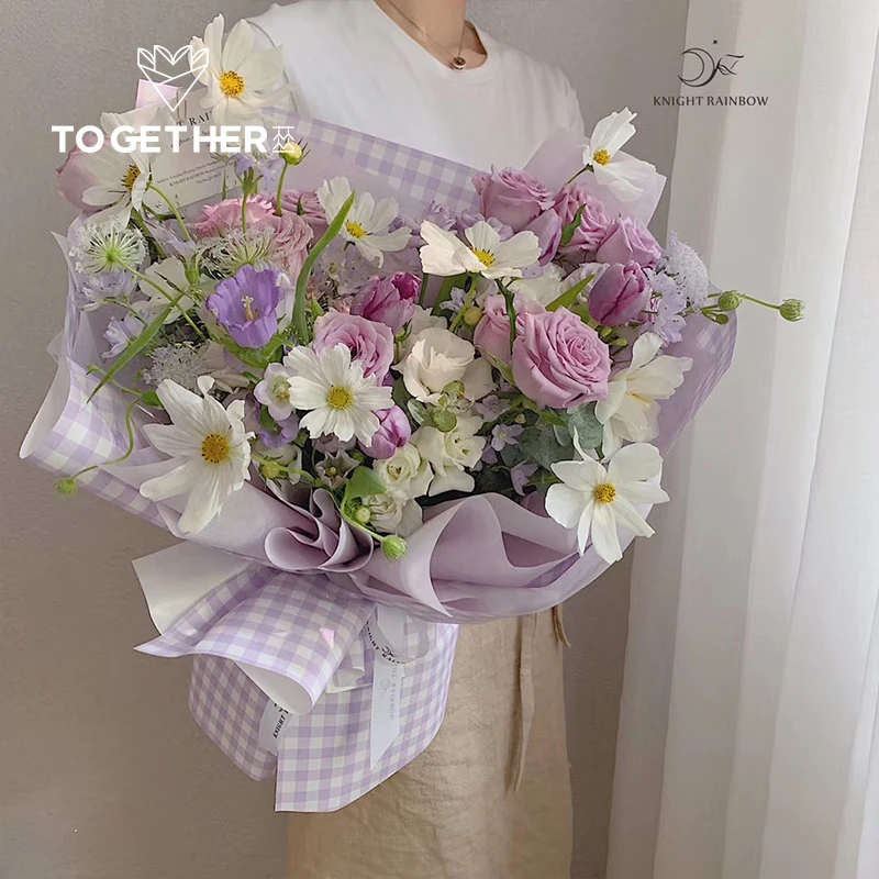 GRID FLOWER PACKING Flower Package Floral Wrapping For Florist Supplies DIY Gift Bouquet Decoration Festive
GRID FLOWER PACKING Flower Package Floral Wrapping For Florist Supplies DIY Gift Bouquet Decoration Festive