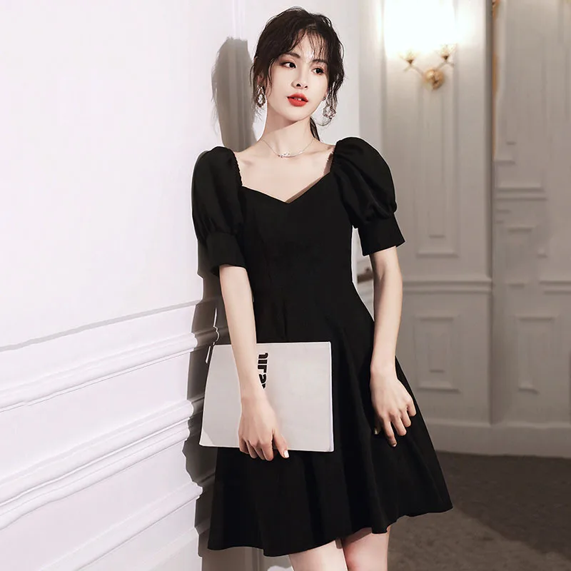 Black Short Evening Dress Temperament Formal Party Dress Elegant Banquet Dress Simple Prom Gowns Birthday Party Dress XS-3XL
Black Short Evening Dress Temperament Formal Party Dress Elegant Banquet Dress Simple Prom Gowns Birthday Party Dress XS-3XL