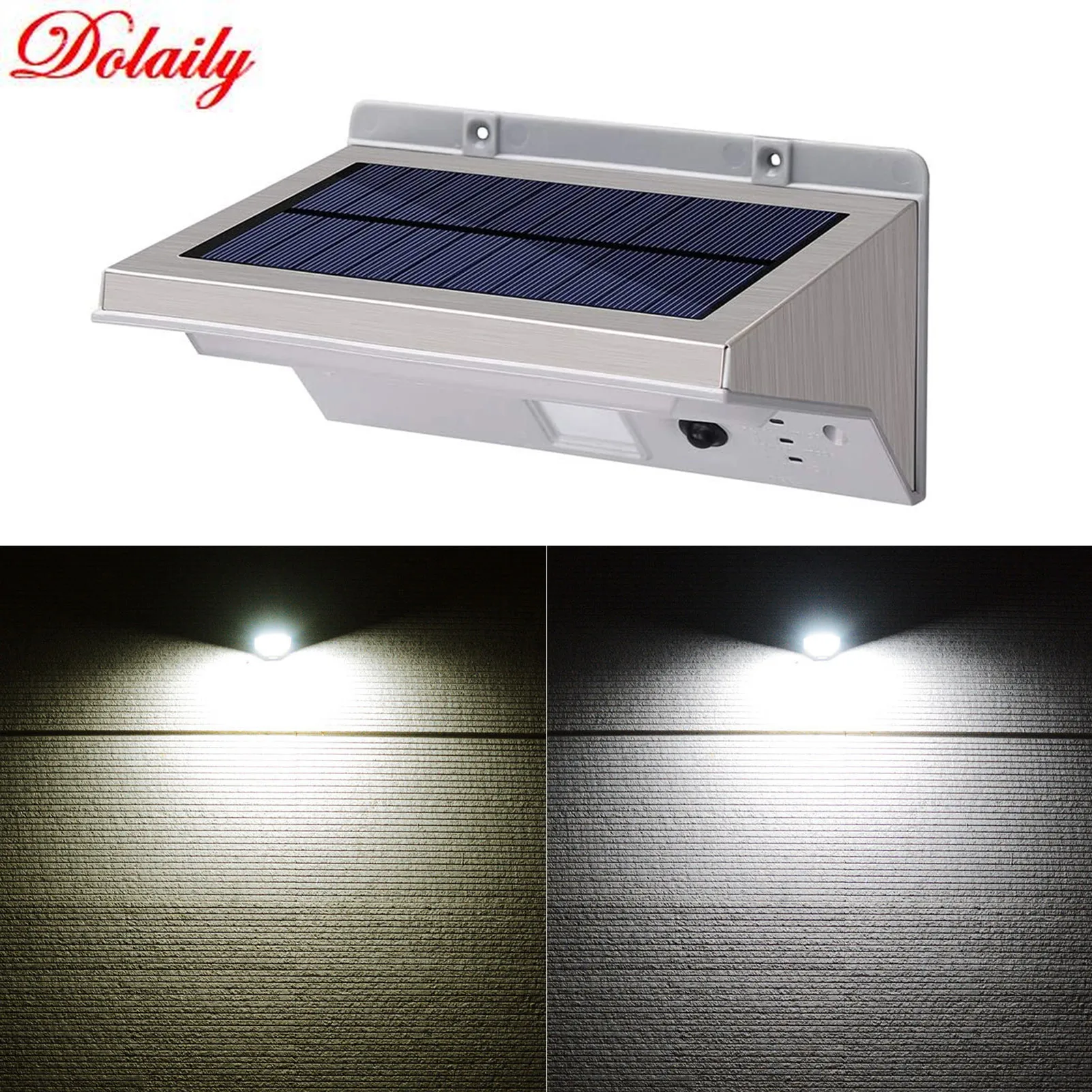 Dolaily 21LED Solar Powered Motion Sensor Wall Light Stainless Steel IP44 Waterproof Garden Wall Lamp Outdoor Street Lighting
Dolaily 21LED Solar Powered Motion Sensor Wall Light Stainless Steel IP44 Waterproof Garden Wall Lamp Outdoor Street Lighting