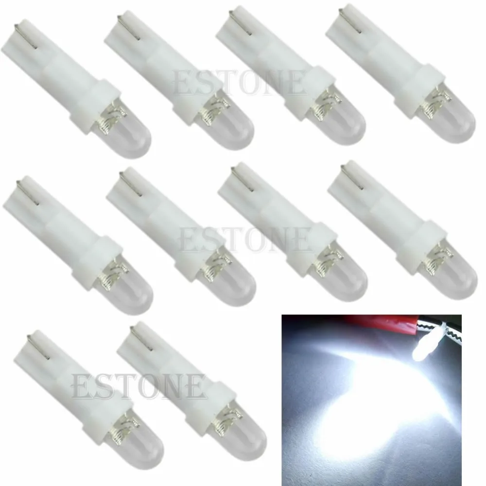 10Pcs T5 12V LED White Car Wedge Dashboard DASH Gauge Light Lamp Bulb Jy25 19 Droship
10Pcs T5 12V LED White Car Wedge Dashboard DASH Gauge Light Lamp Bulb Jy25 19 Droship