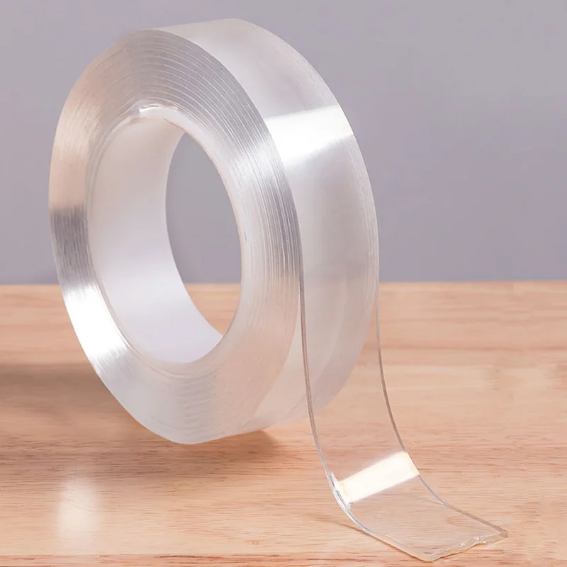 Transparent Nano Tape Washable Reusable Double-Sided Tape Adhesive Clear Nano-No Trace Paste Removable Sticker Bathroom
Transparent Nano Tape Washable Reusable Double-Sided Tape Adhesive Clear Nano-No Trace Paste Removable Sticker Bathroom