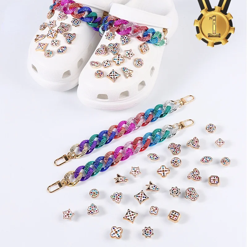 Модные украшения Стразы с цепочкой, дизайнерская модная обувь для вечерние, украшение Jibb для кроксов, застежки для детей, женщин, девочек, по...
Модные украшения Стразы с цепочкой, дизайнерская модная обувь для вечерние, украшение Jibb для кроксов, застежки для детей, женщин, девочек, по...