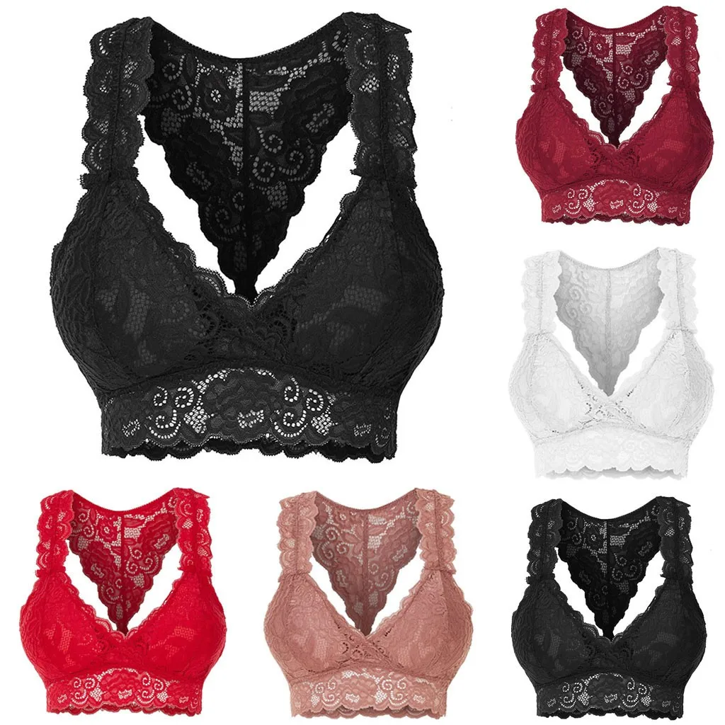 Women Lace Sport Bras For Bralette Wireless Breathable Plus Size Crop Wire Free Bra Lingerie Sexy V-neck Lace Bras Underwe #M
Women Lace Sport Bras For Bralette Wireless Breathable Plus Size Crop Wire Free Bra Lingerie Sexy V-neck Lace Bras Underwe #M