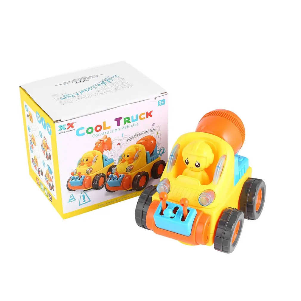 Cool Truck Construction Vehicle Cartoon Engineering Vehicle Mixer Truck Assemble Car Toy for Children Educational FX167
Cool Truck Construction Vehicle Cartoon Engineering Vehicle Mixer Truck Assemble Car Toy for Children Educational FX167