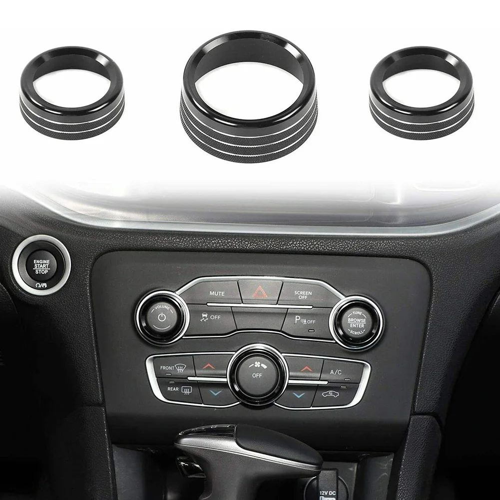 3pcs Decorative Circle Accessories Black Covers For Dodge Ram 13-18 Knob Parts Replacement
3pcs Decorative Circle Accessories Black Covers For Dodge Ram 13-18 Knob Parts Replacement