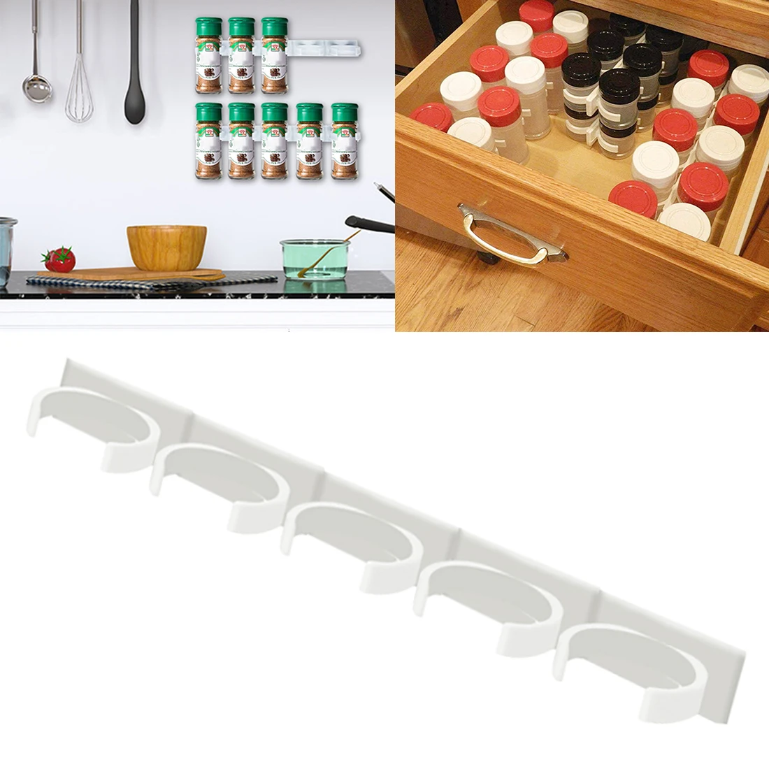 Kitchen Storage Rack Shelf Kitchen Accessories Wall Mount Ingredient Spice Bottle Rack Clip Rack Cabinet Door Spice Holder Tools
Kitchen Storage Rack Shelf Kitchen Accessories Wall Mount Ingredient Spice Bottle Rack Clip Rack Cabinet Door Spice Holder Tools