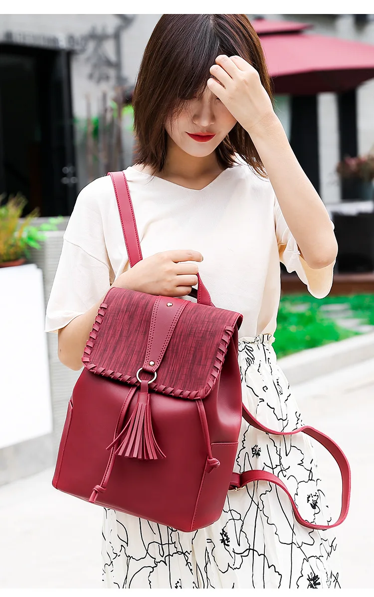 2020 Women Vintage Leather Backpacks Ladies Female Backpacks for Girls Large Capacity Travel Shoulder School Bag
2020 Women Vintage Leather Backpacks Ladies Female Backpacks for Girls Large Capacity Travel Shoulder School Bag