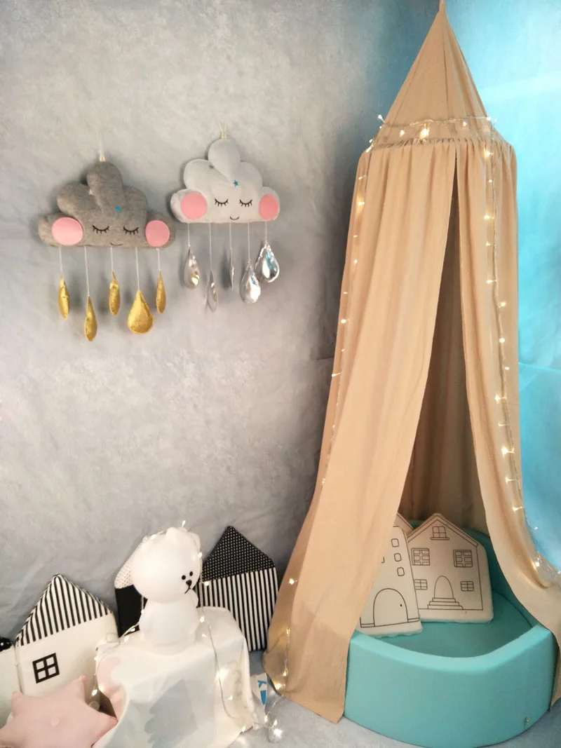 Cotton Solid Children Canopy Mosquito Net Baby Bedroom Hanging Mesh Princess Tent Kids Room Decoration
Cotton Solid Children Canopy Mosquito Net Baby Bedroom Hanging Mesh Princess Tent Kids Room Decoration