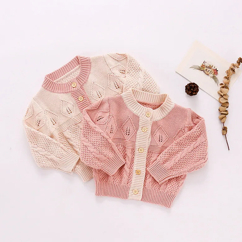 Вязаный свитер для новорожденных девочек, однобортный Вязаный Кардиган с длинным рукавом и круглым вырезом, для зимы, 2020
Вязаный свитер для новорожденных девочек, однобортный Вязаный Кардиган с длинным рукавом и круглым вырезом, для зимы, 2020