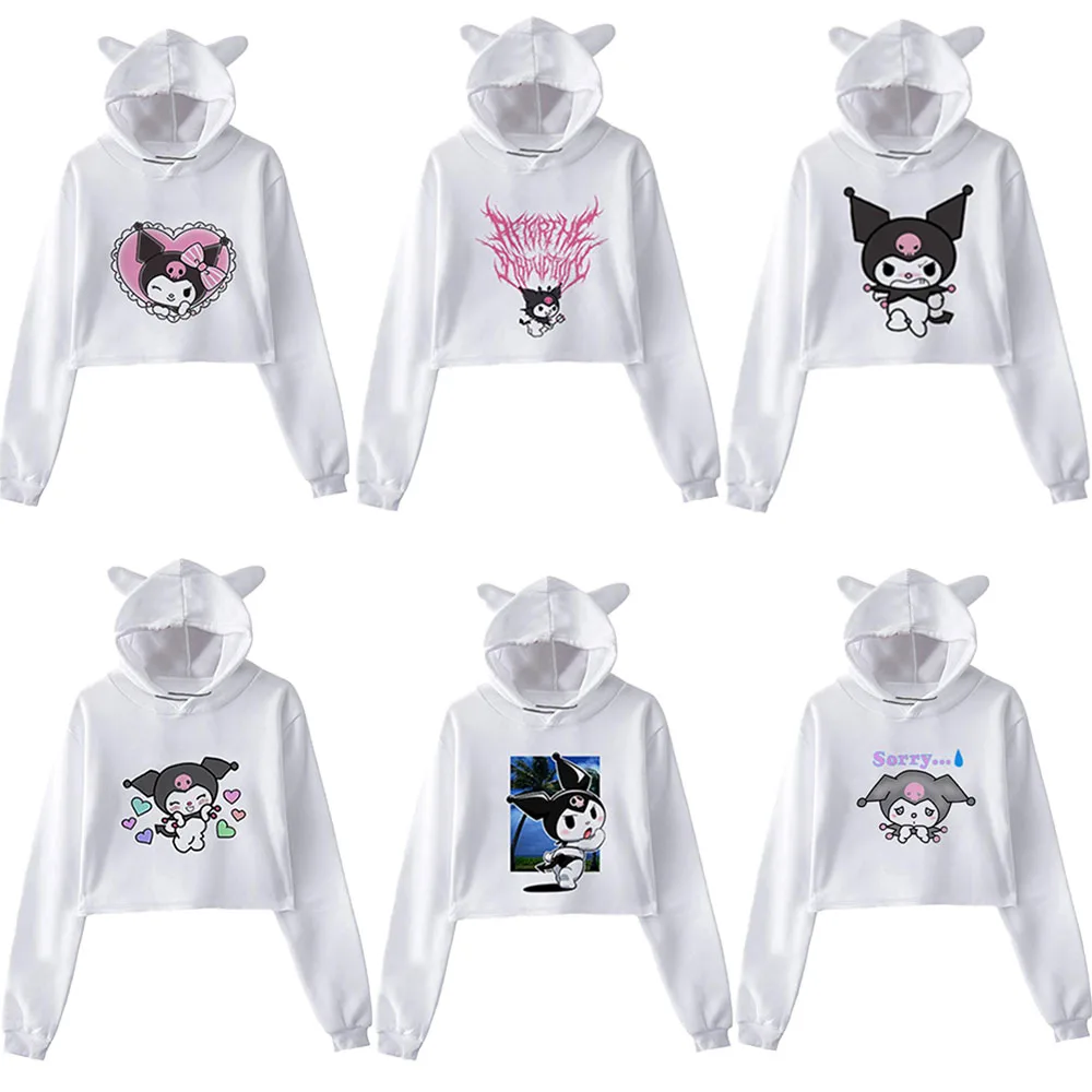 Kawaii Kuromi Sanrio Plush Cartoon Cute Plushie Navel Outfit Hooded Long Sleeve Sweatshirt Anime Plush Toy For Girl Birthday Gif
Kawaii Kuromi Sanrio Plush Cartoon Cute Plushie Navel Outfit Hooded Long Sleeve Sweatshirt Anime Plush Toy For Girl Birthday Gif