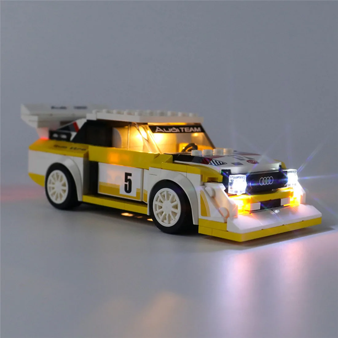 USB Powered LED Lighting Kit For Speed Champions 1985 Audi Sport Quattro S1 768976(LED Included Only, No Kit)For Children Toys
USB Powered LED Lighting Kit For Speed Champions 1985 Audi Sport Quattro S1 768976(LED Included Only, No Kit)For Children Toys