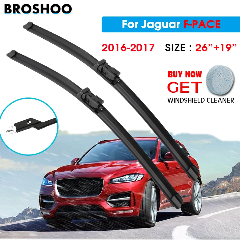 Щетка стеклоочистителя для автомобиля Jaguar F-PACE 26 "+ 19" 2016-2017 Авто Стеклоочистители для лобового стекла лезвия для мытья окон подходит для кноп...
Щетка стеклоочистителя для автомобиля Jaguar F-PACE 26 "+ 19" 2016-2017 Авто Стеклоочистители для лобового стекла лезвия для мытья окон подходит для кноп...