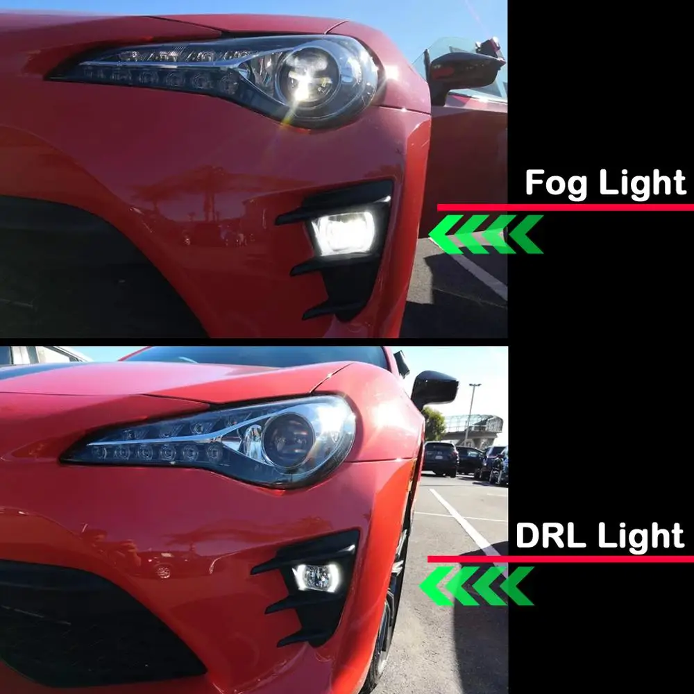 For Toyota GT86 2017-up 2-In-1 Car Front LED DRL Daytime Running Light And Driving Fog Lamp
For Toyota GT86 2017-up 2-In-1 Car Front LED DRL Daytime Running Light And Driving Fog Lamp