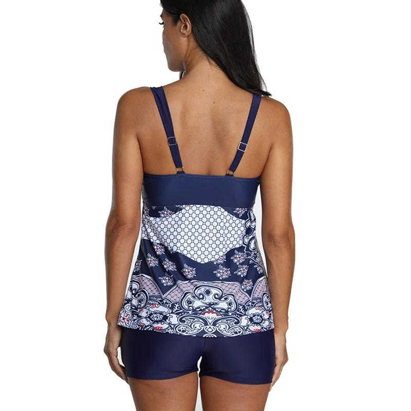 2020 Halter Tankini Swimsuit Women Plus Size Swimwear Retro Floral Plus Size Swimwear Swimming Suit maillot de bain femme Bikini
2020 Halter Tankini Swimsuit Women Plus Size Swimwear Retro Floral Plus Size Swimwear Swimming Suit maillot de bain femme Bikini