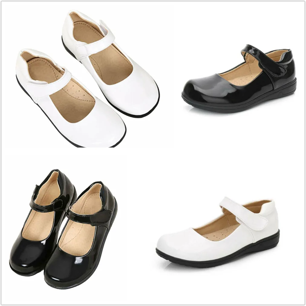 Kids Girls Faux PU Leather Dance Shoes Round Toe Rubber Sole Hook&loop Closure Anti-slip Shoes for Party Dress Performance
Kids Girls Faux PU Leather Dance Shoes Round Toe Rubber Sole Hook&loop Closure Anti-slip Shoes for Party Dress Performance
