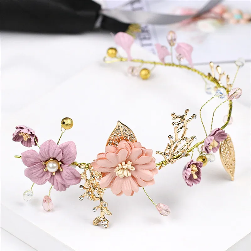 1pc Purple Flower Bride Headdress Handmade Hairband Wedding Bridal Party Hair Decoration Long Hair Wedding Hair Ornaments
1pc Purple Flower Bride Headdress Handmade Hairband Wedding Bridal Party Hair Decoration Long Hair Wedding Hair Ornaments