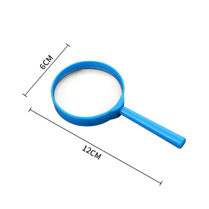 3X Handheld Magnifier Portable Magnifying LoupeReading Glass Lens Kids Inspection Magnifying For Reading Colorful 60mm
3X Handheld Magnifier Portable Magnifying LoupeReading Glass Lens Kids Inspection Magnifying For Reading Colorful 60mm