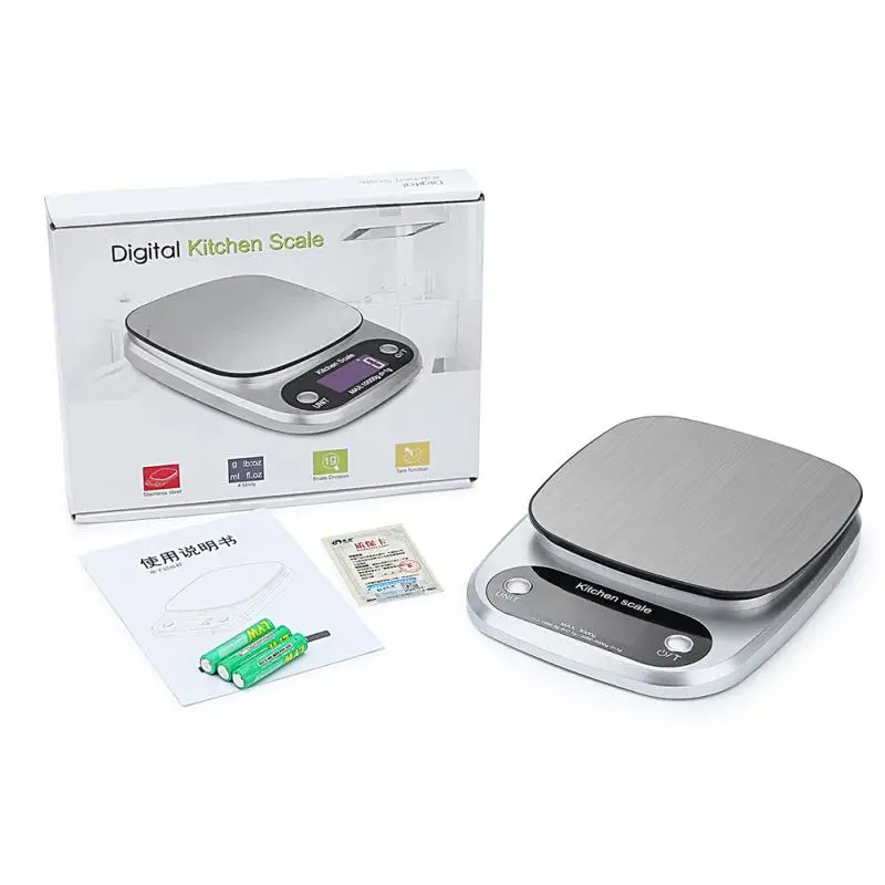 3kg/0.1g 10Kg/1g Digital Electronic Kitchen Food Diet Postal Scale Weight Balance G OZ ML Electronic Scale
3kg/0.1g 10Kg/1g Digital Electronic Kitchen Food Diet Postal Scale Weight Balance G OZ ML Electronic Scale
