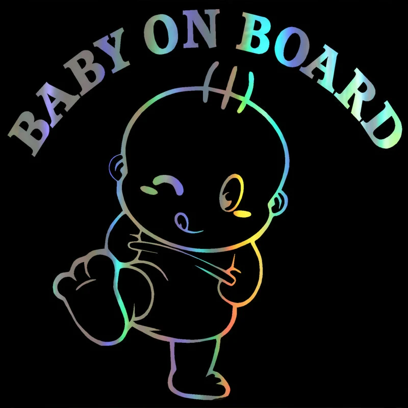 Car Sticker 14.6CM*14.4CM Baby On Board Funny Car Decal Reflective 3D Stickers On Car Warning Sign Vinyl Car Styling
Car Sticker 14.6CM*14.4CM Baby On Board Funny Car Decal Reflective 3D Stickers On Car Warning Sign Vinyl Car Styling