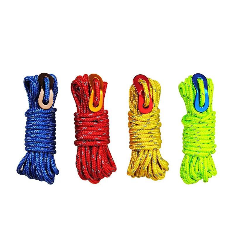 Reflective Wind Rope With Rope Buckle Outdoor Sun Shelter Awning Camping Nightlight Windproof Noose Tent Rope 4psc/set
Reflective Wind Rope With Rope Buckle Outdoor Sun Shelter Awning Camping Nightlight Windproof Noose Tent Rope 4psc/set