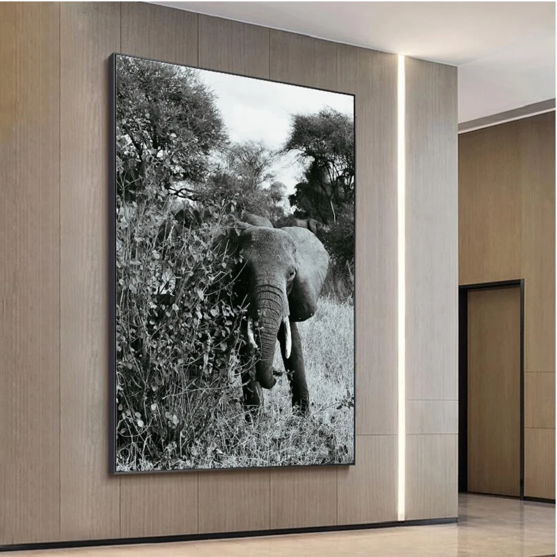 Black White Animal Art Elephant Oil Painting Canvas Art Poster and Prints Wall Picture For Living Room Home Wall Cuadros Decor
Black White Animal Art Elephant Oil Painting Canvas Art Poster and Prints Wall Picture For Living Room Home Wall Cuadros Decor